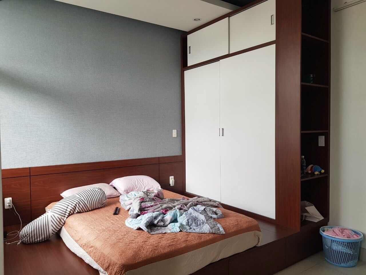 Tủ quần áo của dự án thi công nội thất nhà phố đẹp quận Bình Chánh